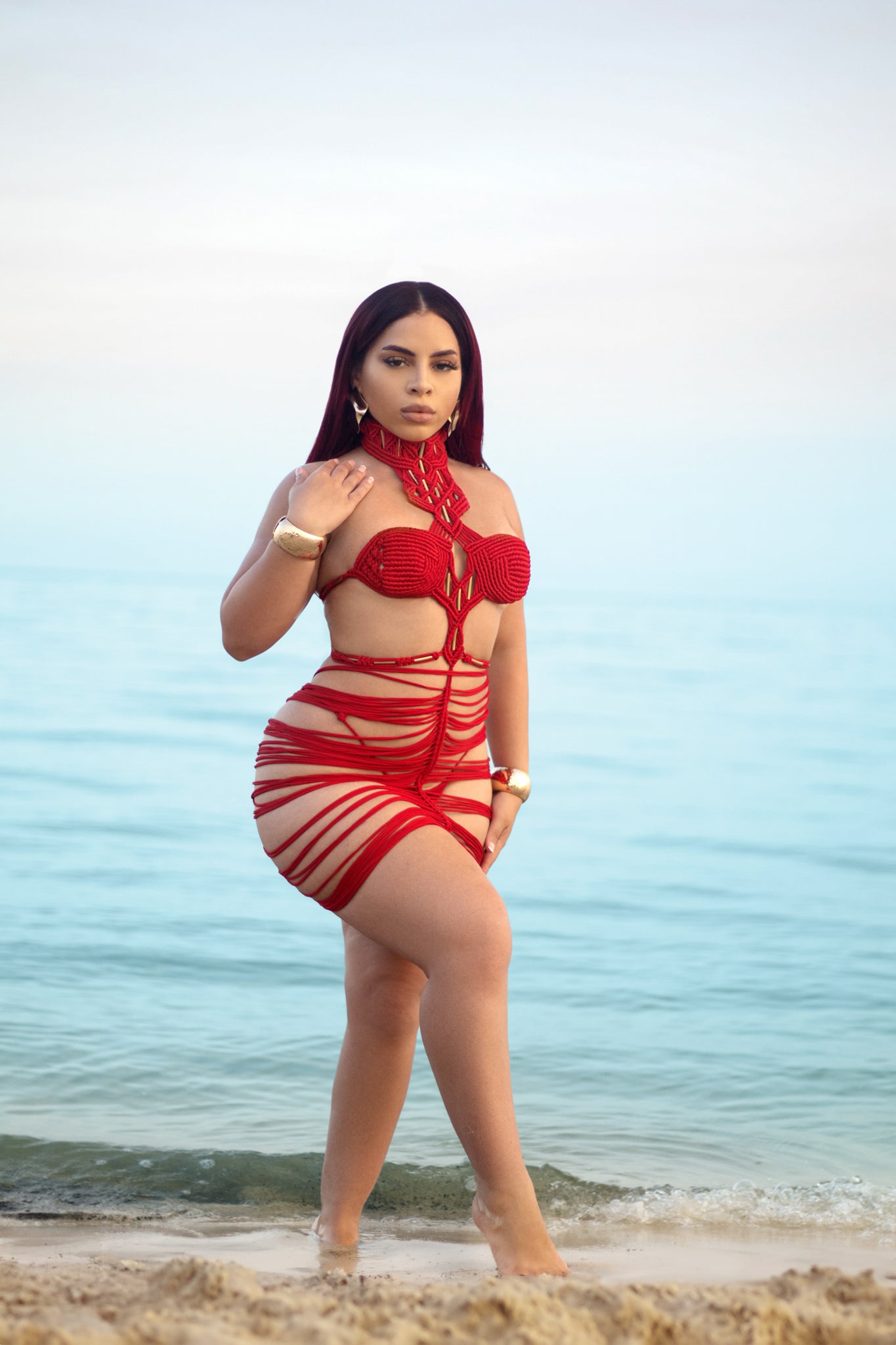 Moroccan Goddess Custom Swimwear Dress